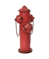 Fire Hydrant for Dogs to on - Dog Fire Hydrant Post for Potty Training- Red Powder-Coated Paint Finish