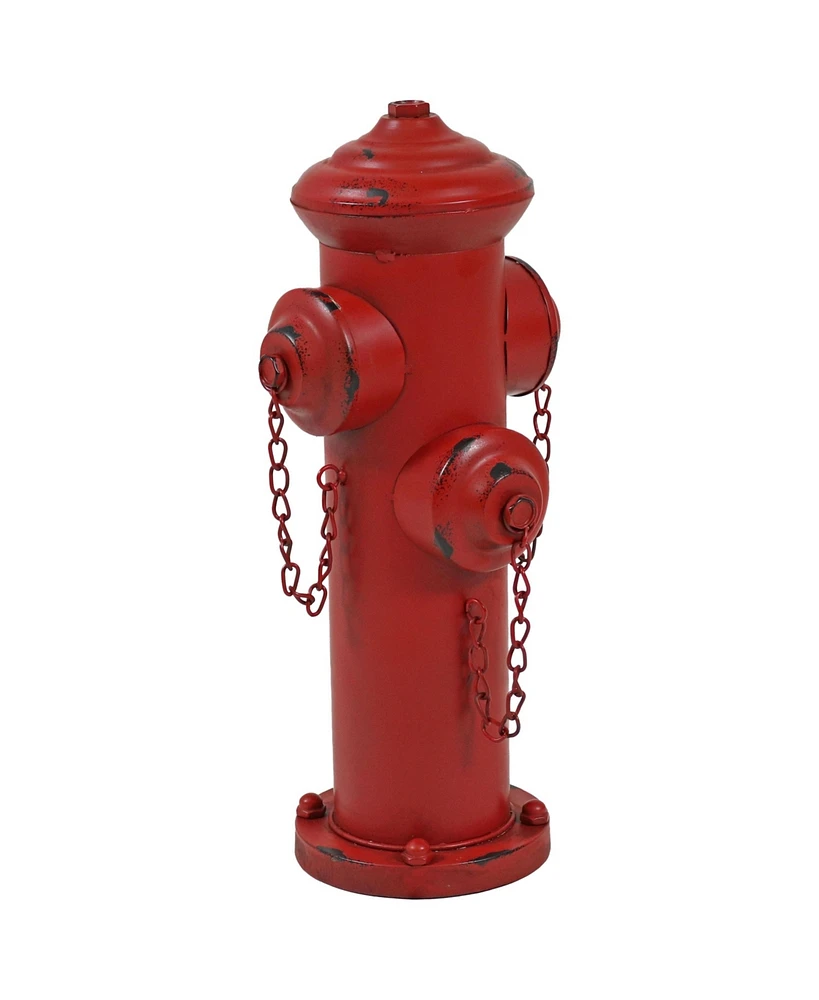 Fire Hydrant for Dogs to on - Dog Fire Hydrant Post for Potty Training- Red Powder-Coated Paint Finish