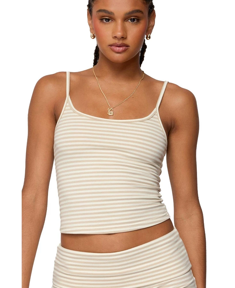 Edikted Women's Kodi Striped Tank Top