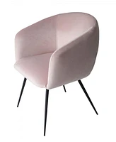 Velvet Modern Dining Chair for Stylish Kitchen or Dining Room Seating