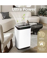 Cowsar 3,500 sq. ft Dehumidifiers for Home, 50 Pints Dehumidifier with Drain Hose, 24 Timer, Overheat Protection, Ideal for Bedrooms, Basements, Bathr