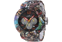 Invicta Men's 43234 Pro Diver Quartz Chronograph Black, Orange Dial Watch