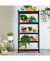 5-Tier Steel Shelving Unit Storage Shelves Heavy Duty Rack
