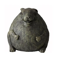 Adorable Chubby Rabbit Garden Statue for Decorative Garden Accents