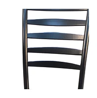 Wood Ladder Back Dining Chair for Kitchen or Dining Room Table