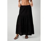 WeWoreWhat Women's Midi Pull On Skirt