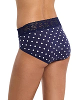 Hanky Panky Women's Printed Supima Cotton French Brief Panty