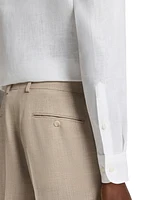 Hugo Boss Beckham x Boss Men's Regular-Fit Linen Shirt