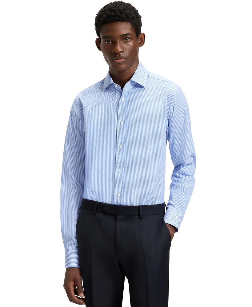 Hugo Boss Beckham x Men's Poplin Slim-Fit Dress Shirt