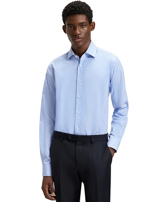 Hugo Boss Beckham x Men's Poplin Slim-Fit Dress Shirt