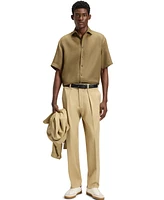 Hugo Boss Beckham x Boss Men's Relaxed-Fit Linen Shirt