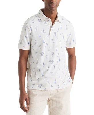 Nautica Men's Classic-Fit Sailboat Graphic Polo Shirt