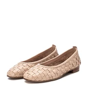 Carmela Leather Collection Women's Braided Flats By Xti
