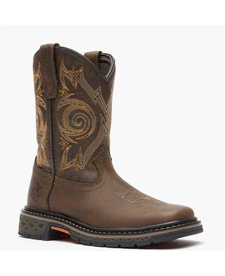 Georgia Boot Boys Carbo-Tec Lt Brown Pull on