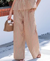 Cupshe Women's Sun Chasing Striped Pants