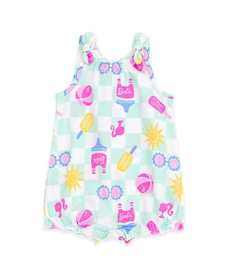 Barbie Baby Girls Sleeveless Bubble Romper