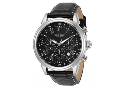 Invicta Men's Ibi-90242-001 I by Invicta Quartz 3 Hand Black Dial Watch