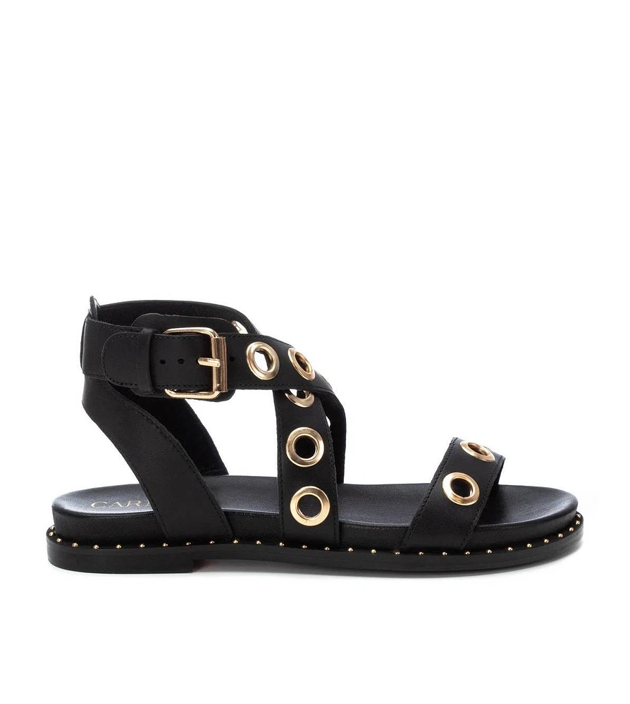 Carmela Leather Women's Fashion Sandals By Xti
