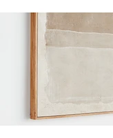 29.5"W x 1.5"D x 39.25"H Composition In Taupe Giclees Framed Wall Art Set of 2
