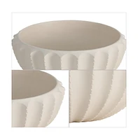 Atzaro 5" Scalloped Resin Bowl