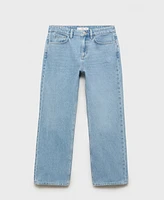 Mango Women's Matilda Medium-Rise Straight-Fit Jeans