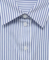 Mango Women's Striped Multi-Position Sleeve Shirt