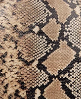 Mango Women's Animal-Print Leather Bag