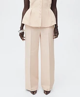 Mango Women's Straight Suit Pants