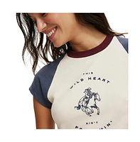 Cotton On Women's Retro Raglan Graphic Tee