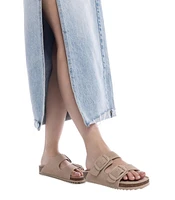 Women's Footbed Sandals with two buckles Refresh By Xti