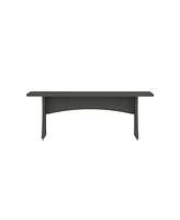 Manhattan Comfort 18.3" 2-Pc. Wood Coney Mid-Century Modern Dining Bench Set