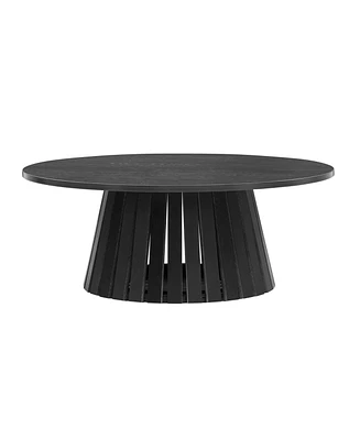 Manhattan Comfort 35.4" Wood Layla Modern Coffee Table