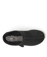 Dearfoams Men's Fireside By Grafton Genuine Shearling Clog Slipper