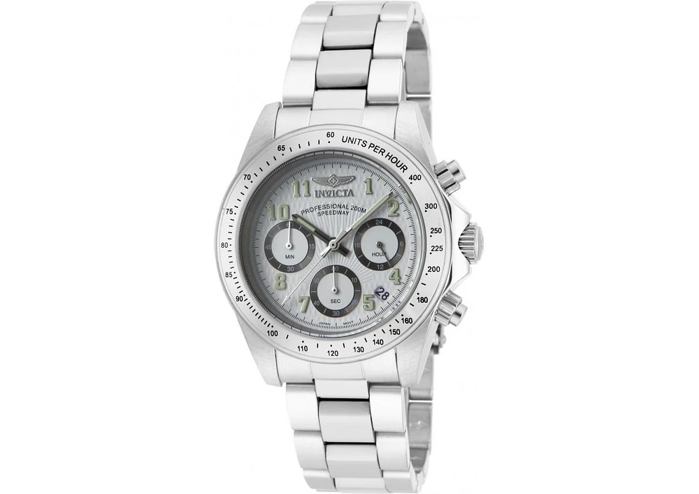 Invicta Men's 17023 Speedway Quartz Chronograph White Dial Watch