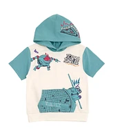 Teenage Mutant Ninja Turtles Toddler Boys French Terry Pullover Hoodie and Shorts Outfit Set