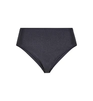 Lscn by Lascana Women's Shimmer High Waisted Bikini Swimsuit Bottom