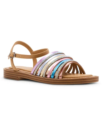 Steve Madden Big Girls Jplayful Strappy Sandals
