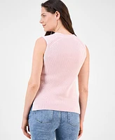 Nautica Jeans Women's Pleated V Neck Sweater