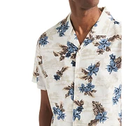 Nautica Men's Floral Camp Shirt