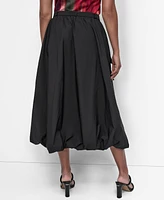 Dkny Women's Rumpled Tech Cargo Skirt
