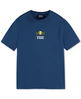 Scotch & Soda Men's Short Sleeve Double Graphic Crewneck T-Shirt