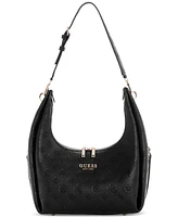 Guess Phoebe Logo Hobo Shoulder Bag