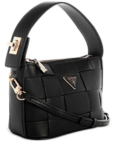 Guess Maylee Mini Woven Hobo Bag