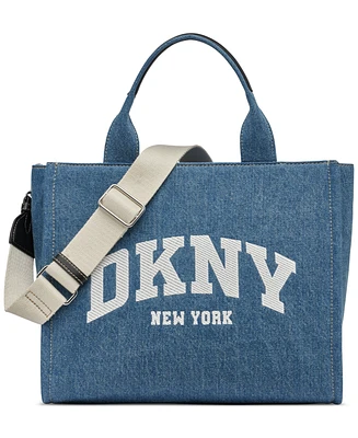 Dkny Hadlee Medium Cotton Logo Tote