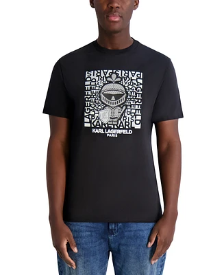 Karl Lagerfeld Paris Men's Armor Graphic T-Shirt