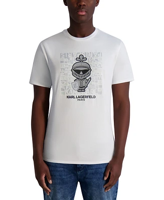 Karl Lagerfeld Paris Men's Armor Graphic T-Shirt