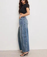 Good American Women's Extreme Barrel Jeans