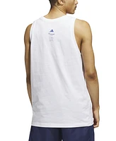 adidas Men's Triple Regular-Fit Cocktail Graphic Tank Top
