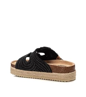 Women's Footbed Jute Wrapped Platform Sandals By Xti