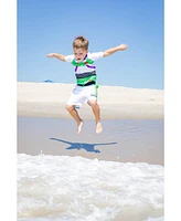 Toy Story Toddler Boys Pullover Rash Guard and Swim Trunks Outfit Set